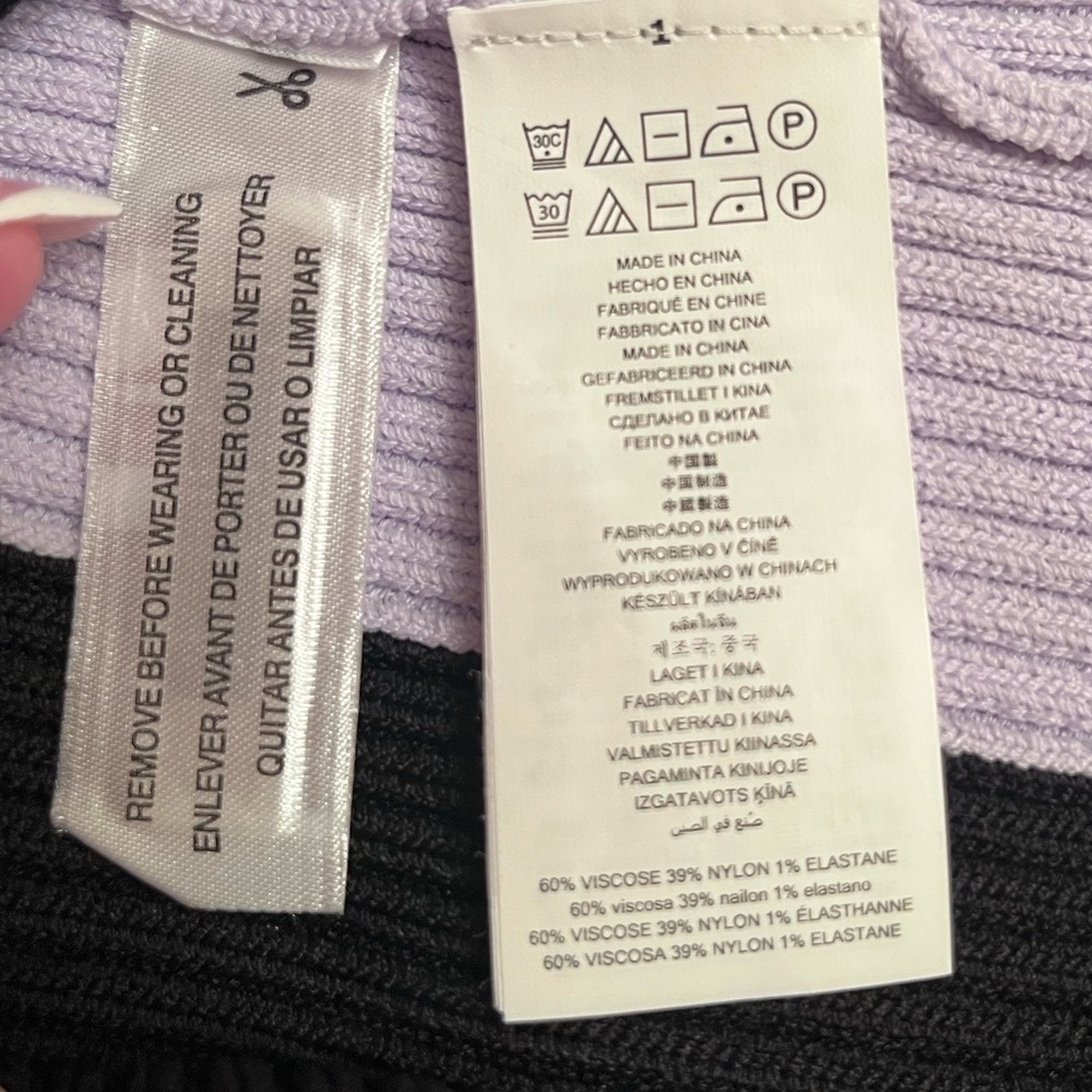 NWT Michael Kors Purple Black Sleeveless Stretch Bodycon Maxi Dress Size S - Picture 9 of 10